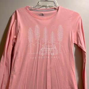 North Face Pink Long Sleeve